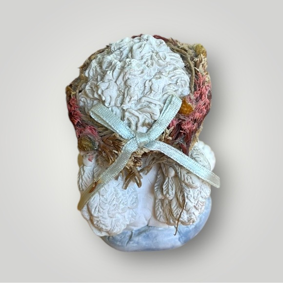 Collectible Vintage Westland Dreamsicle Angel Holding Puzzle Piece Heart - Picture 2 of 5